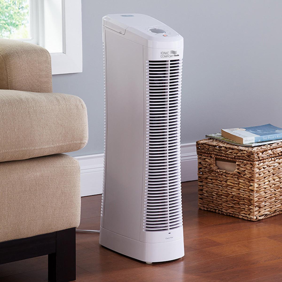 Ionic Comfort Quadra® Air Purifier with Dial by Sharper Image - image 2