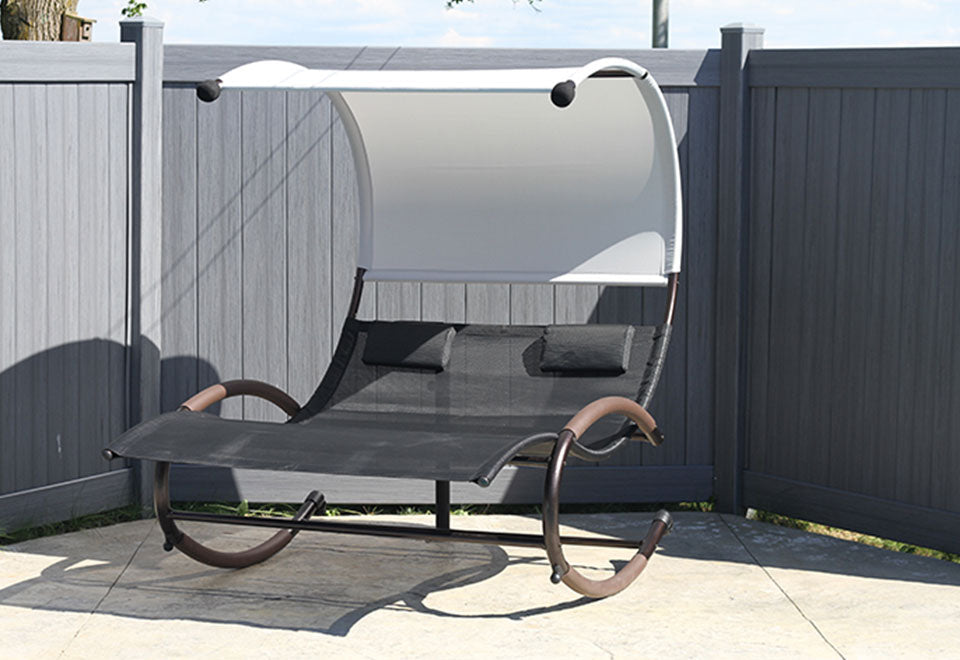 2 Person Rocking Zero Gravity Lounger - image 3