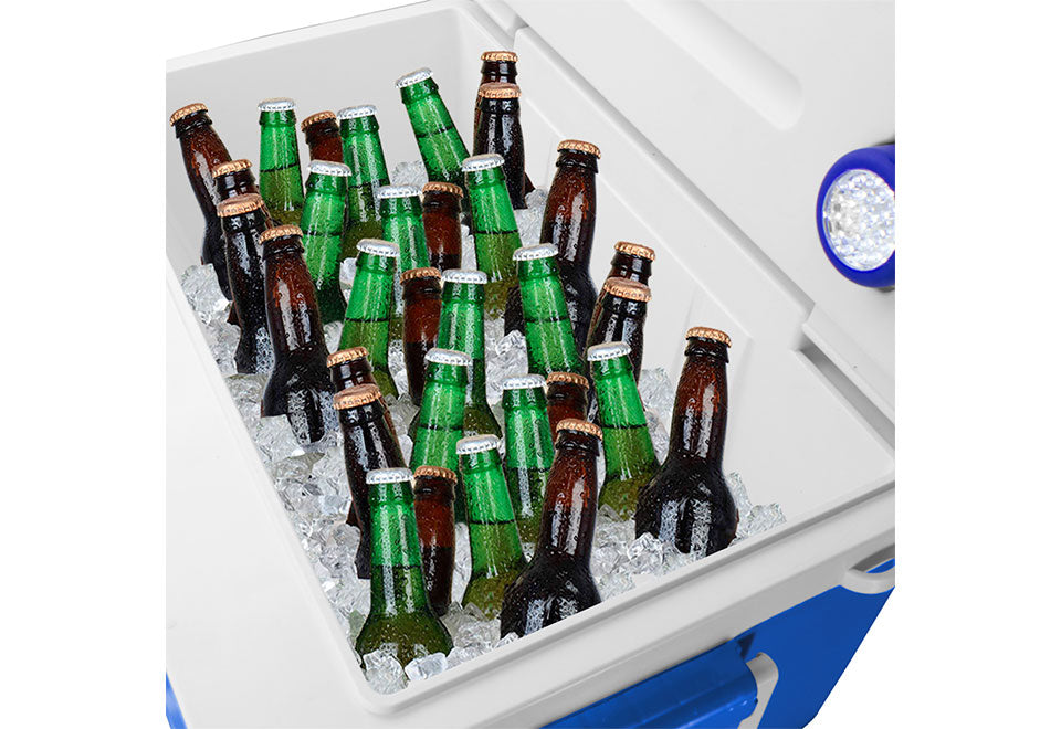 40-Qt. Rolling Cooler with Bluetooth Sound System - image 5