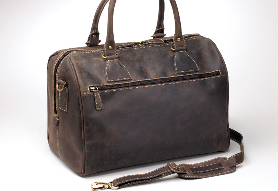 Distressed Water Buffalo Duffel Bag