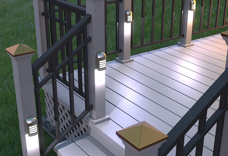 Motion Sensing Deck Lights (Set of 2)