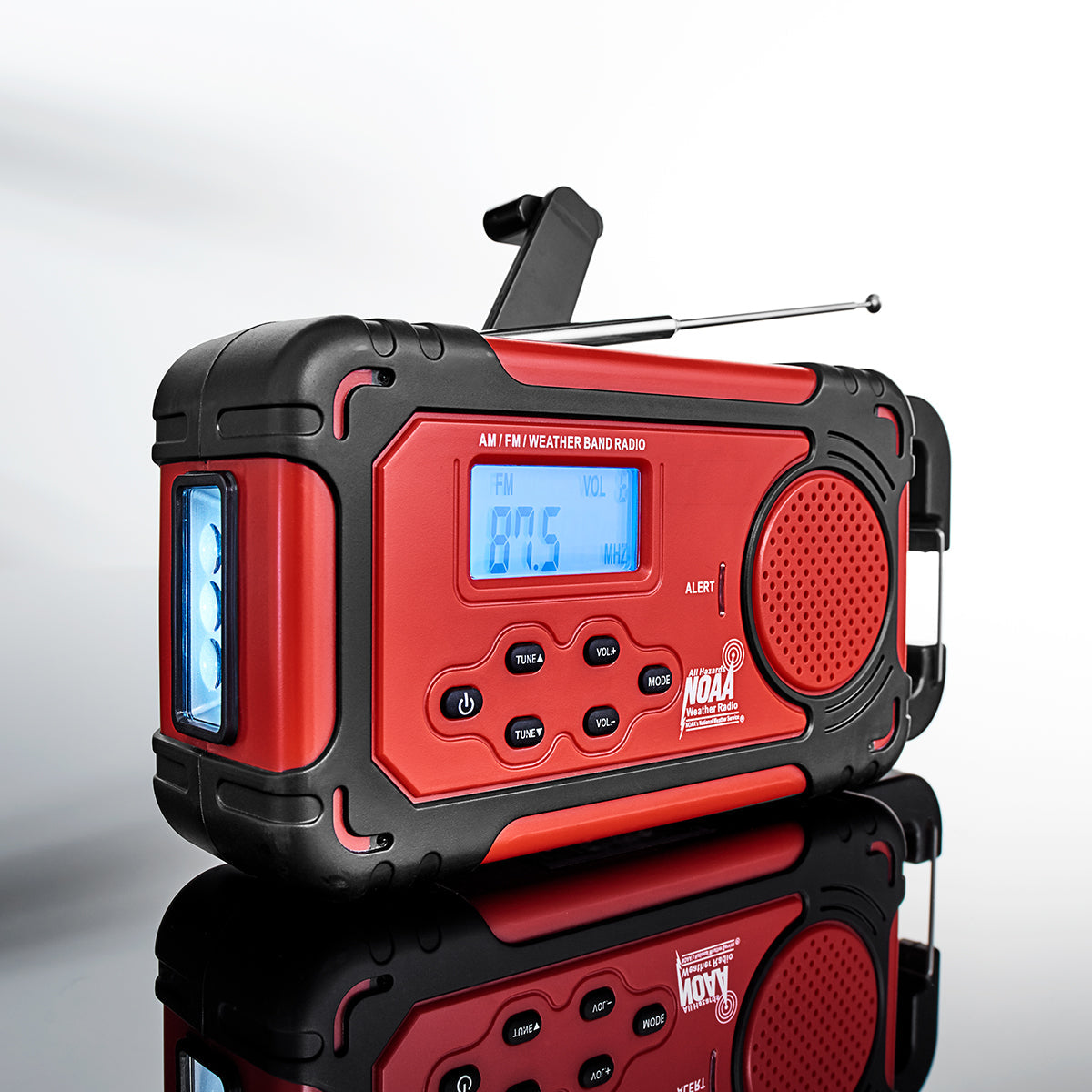 Emergency Solar Hand Crank Radio by Sharper Image