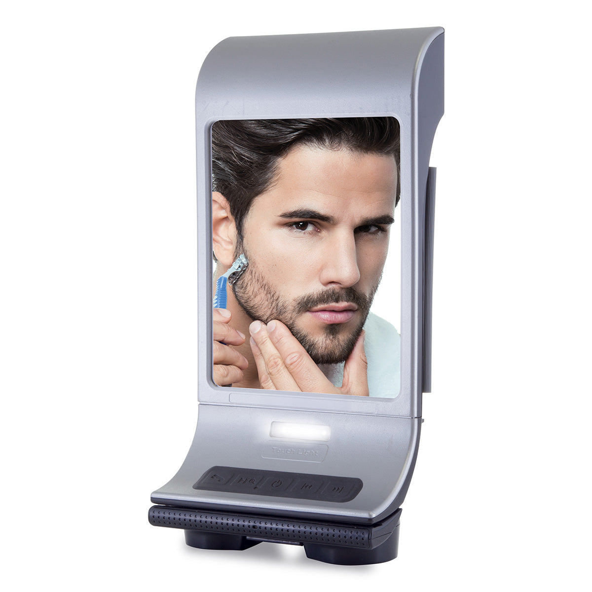 Fog-Free Shower Mirror and Bluetooth Speaker - image 5