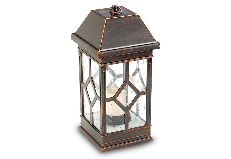 15" Solar Powered Candle Lantern - image 2