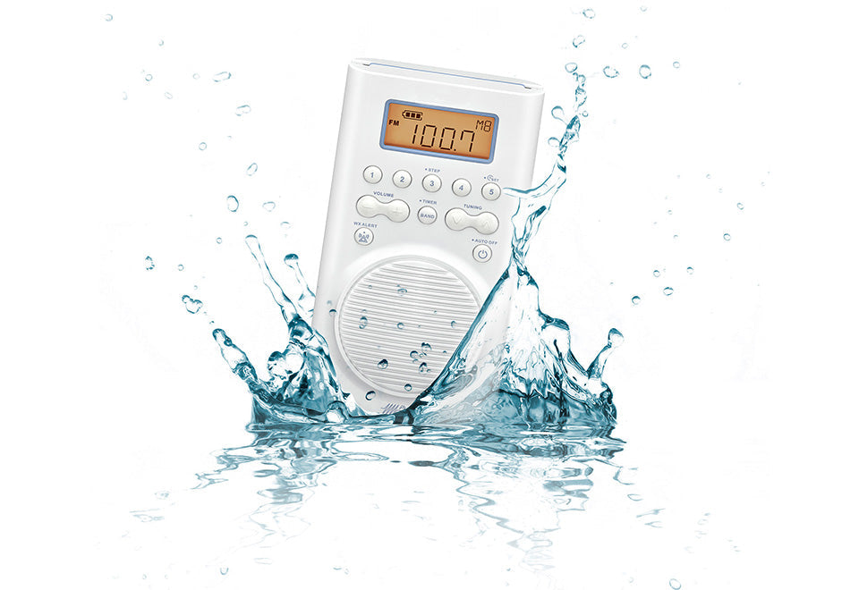 Waterproof Weather Alert Shower Radio - image 7
