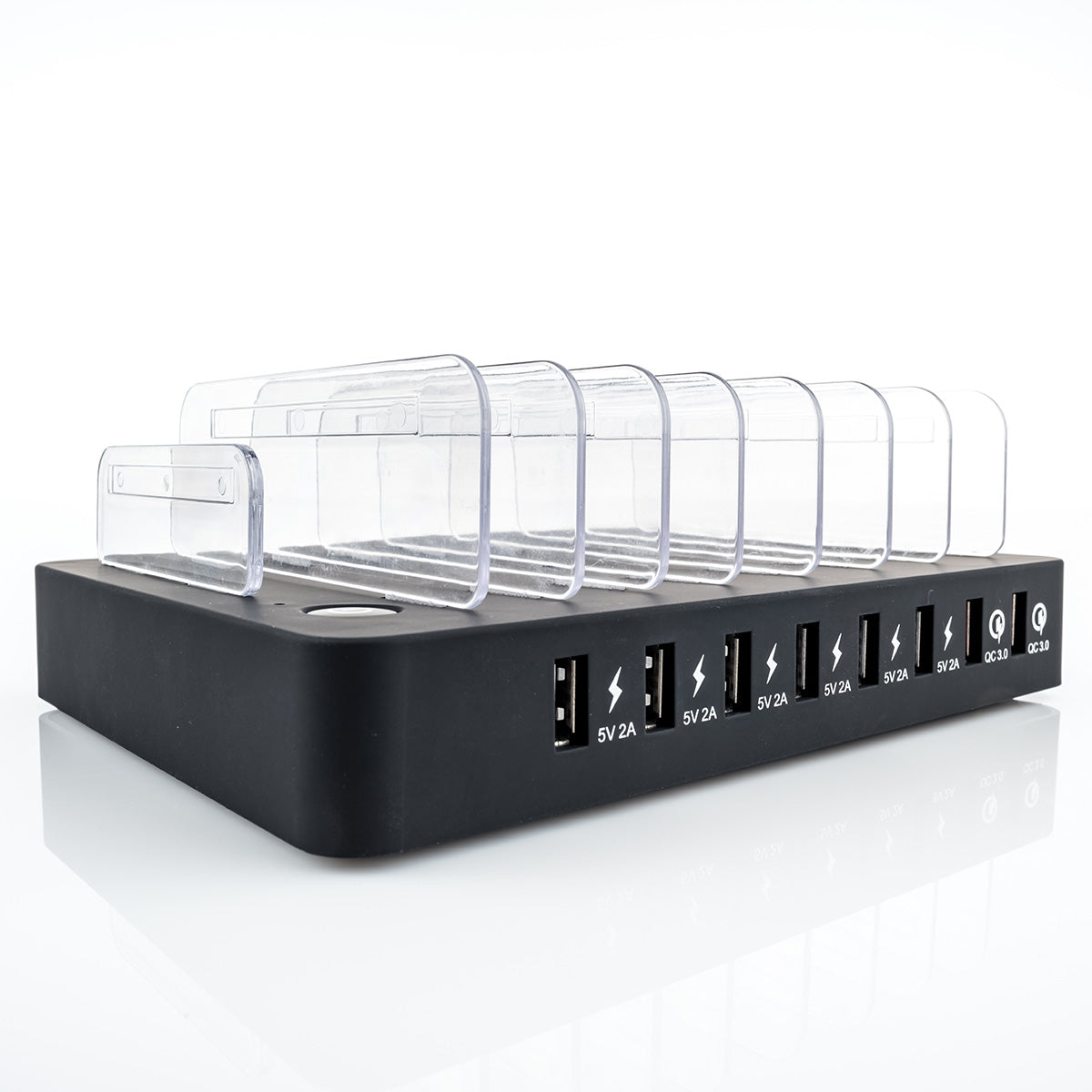 8 Device Quick Charging Station by Sharper Image - image 2