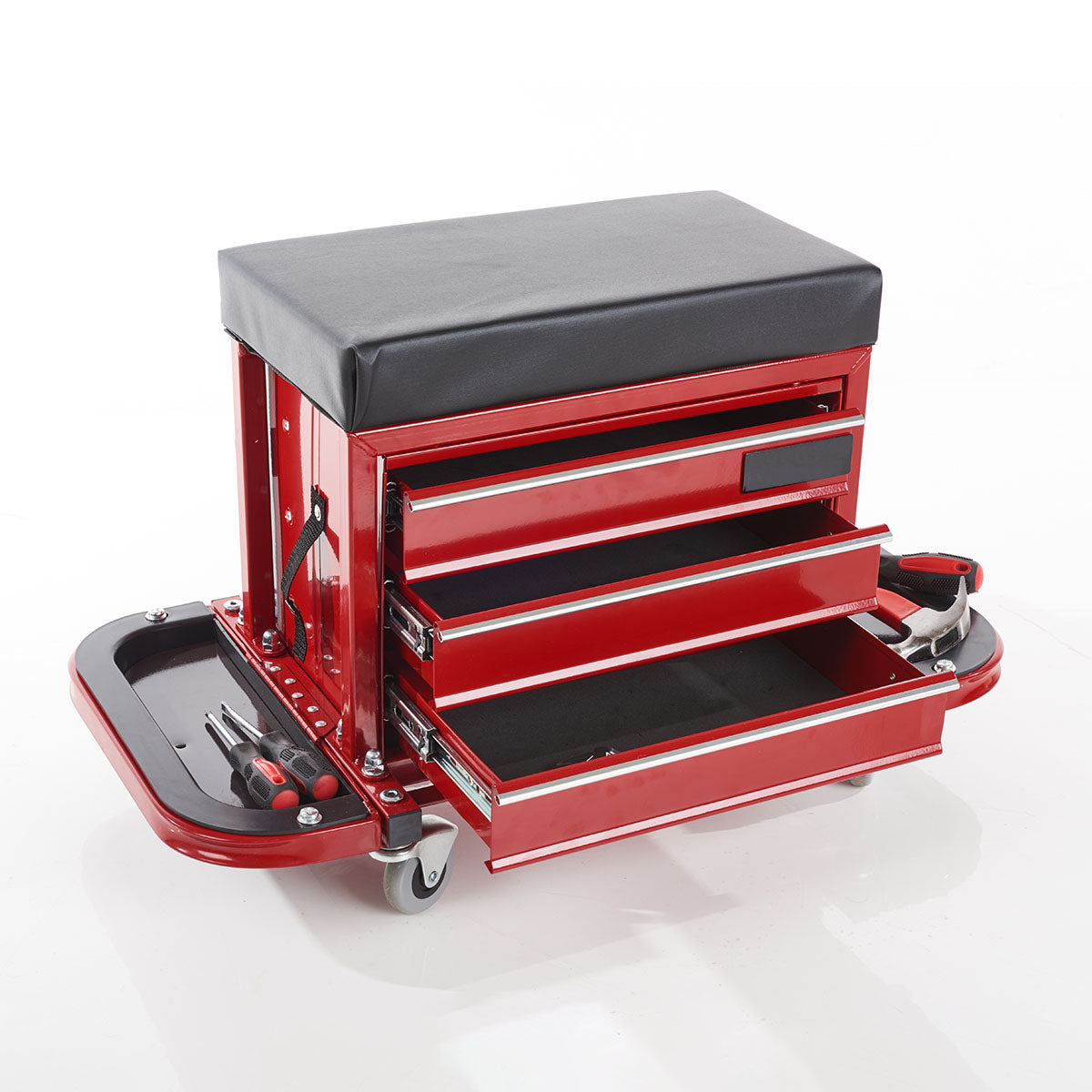 Rolling Toolbox Stool by Sharper Image - image 2