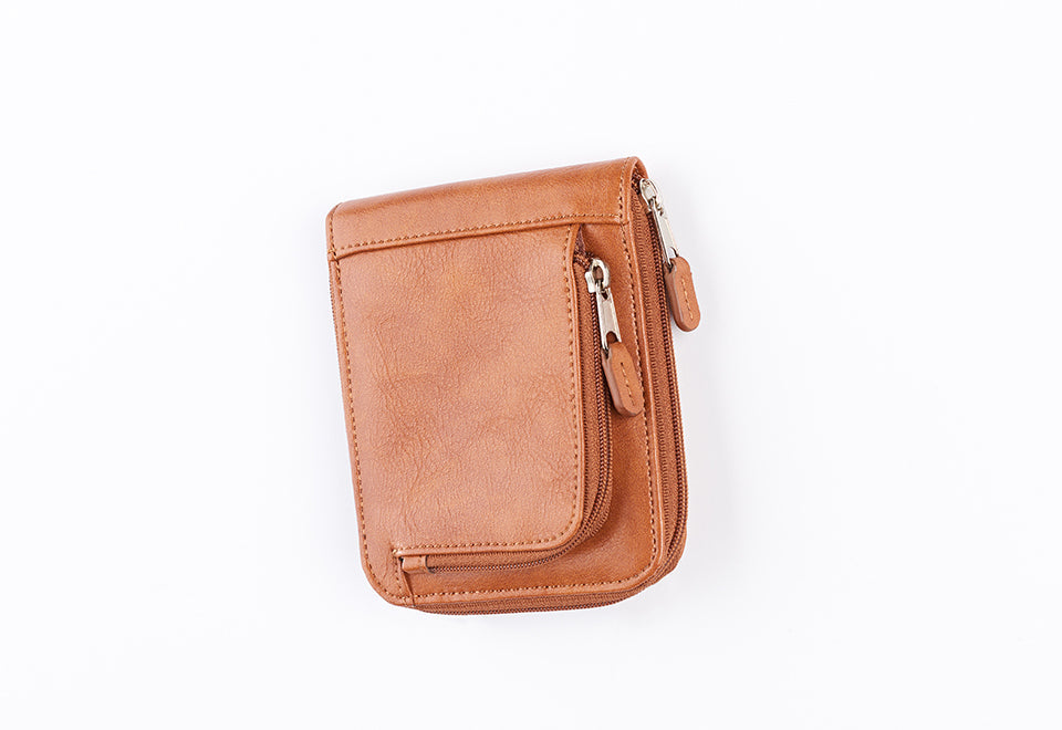 Minimalist Zippered RFID Front Pocket Wallet - image 3