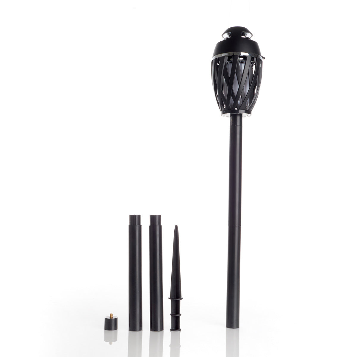 Tiki Torch Outdoor Bluetooth Speaker Poles by Sharper Image (Set of 2)