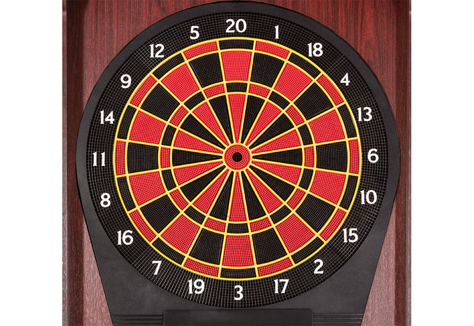 Electronic Arcade Dartboard Cabinet with Cricket Pro - image 2
