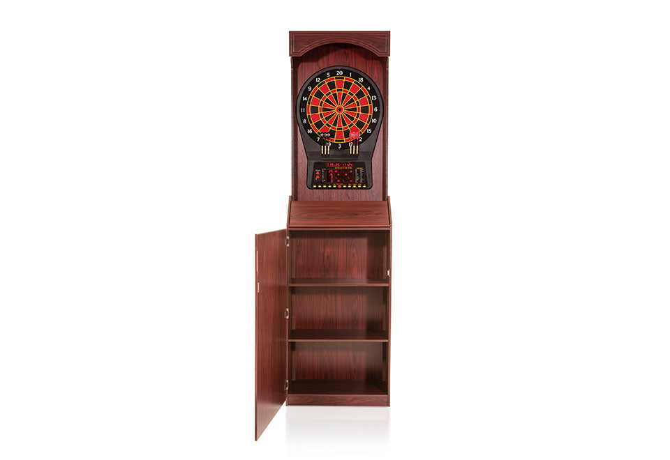 Electronic Arcade Dartboard Cabinet with Cricket Pro - image 3