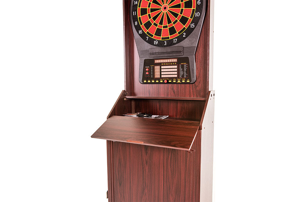 Electronic Arcade Dartboard Cabinet with Cricket Pro - image 5