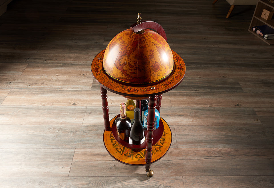 Vintage Globe Bar Cart - image 2