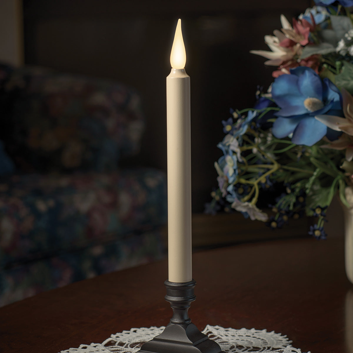 LED Flameless Taper Candles (Set of 4) - image 4