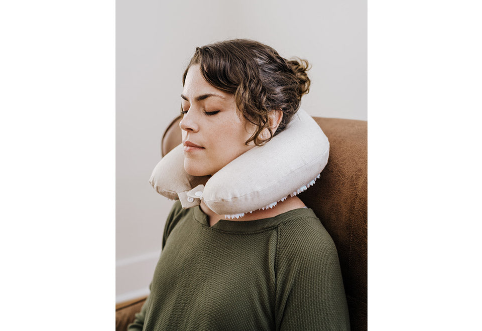 Memory Foam Acupressure Neck Pillow
