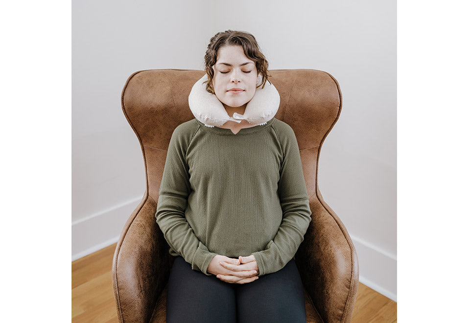 Memory Foam Acupressure Neck Pillow - image 9