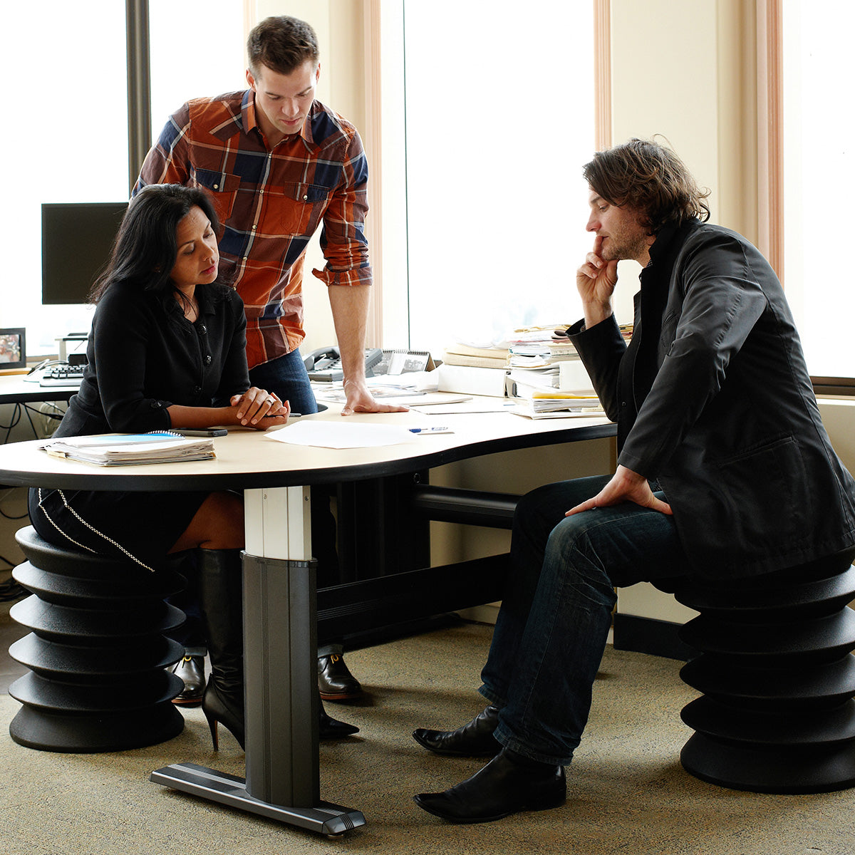 Ergonomic Office Stool - image 2