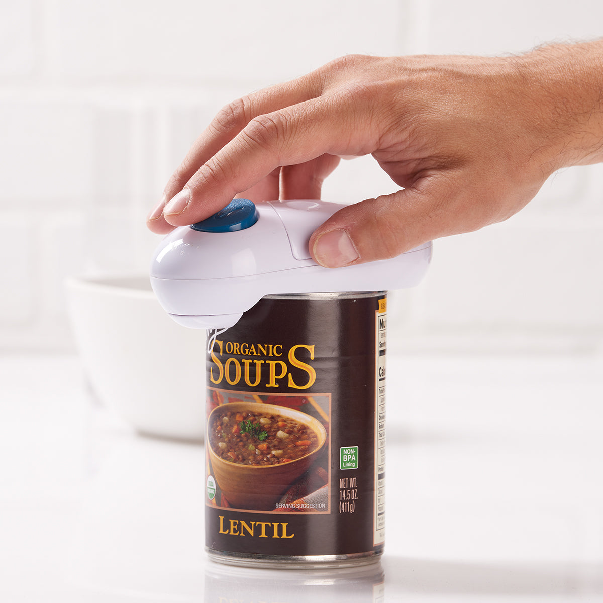 One Touch Can Opener by Sharper Image