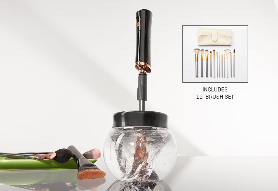 Make Up Brush Cleaner With Brush Set