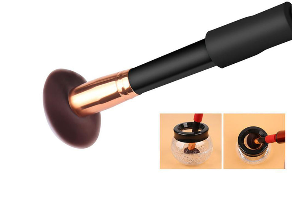 Make Up Brush Cleaner With Brush Set - image 4