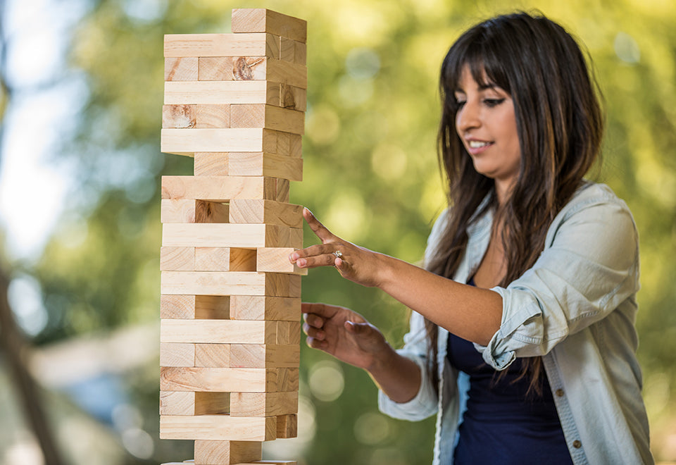 Giant Stacking Tower Game - image 9