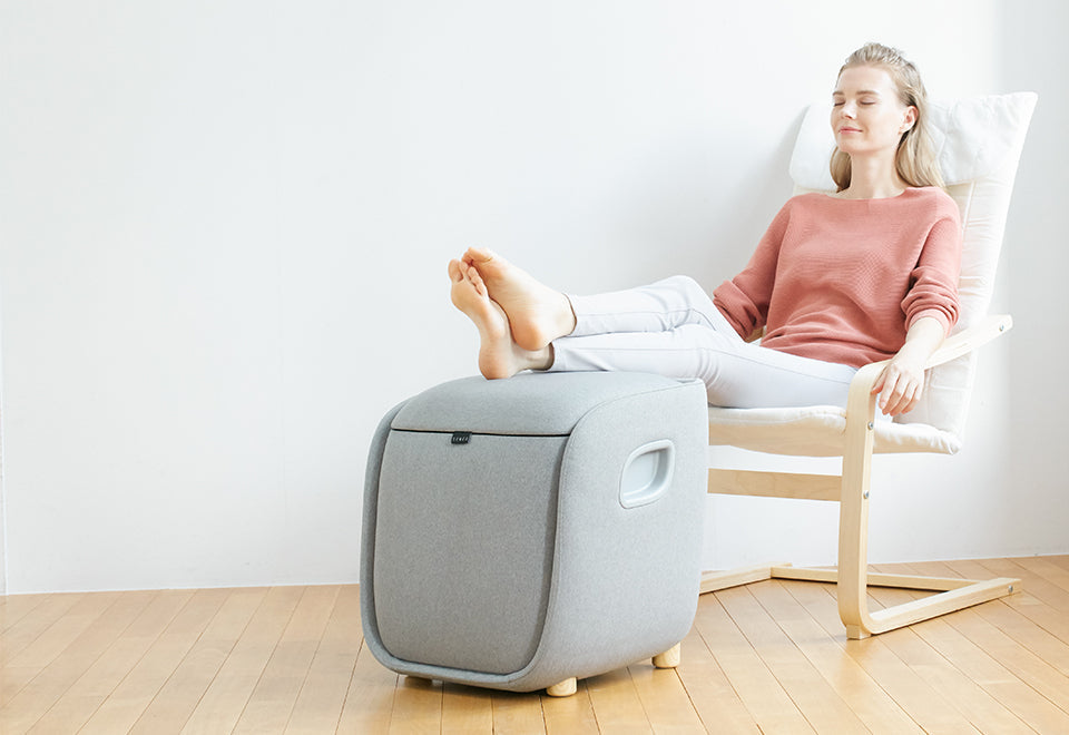 Foot and Calf Massaging Ottoman - image 4