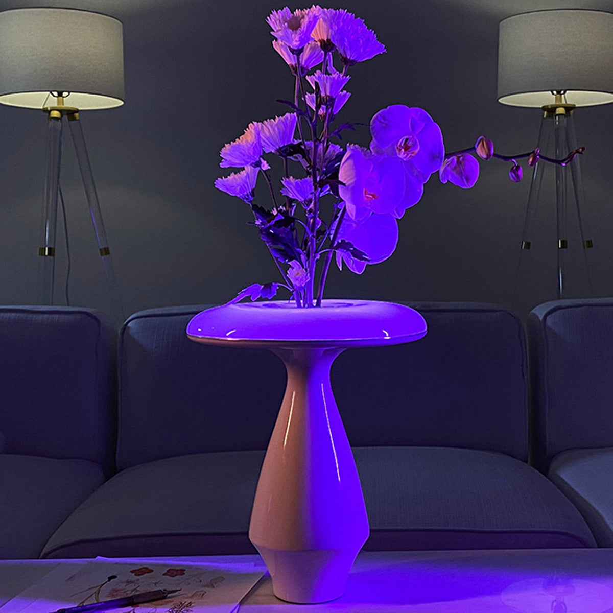 LED Ceramic Flower Vase - image 7