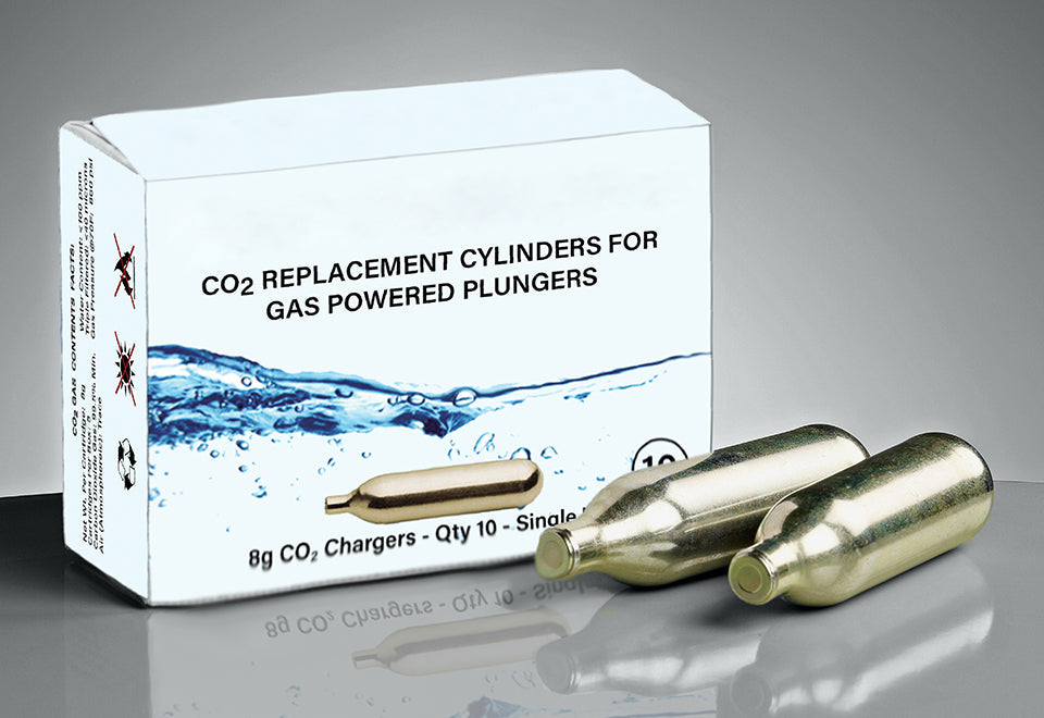 Replacement CO2 Cylinders for the Automatic Toilet Plunger