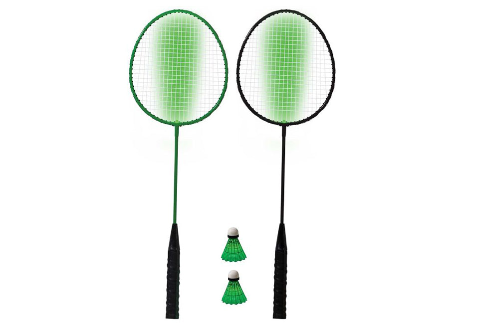 LED Badminton Racquet and Birdie Set