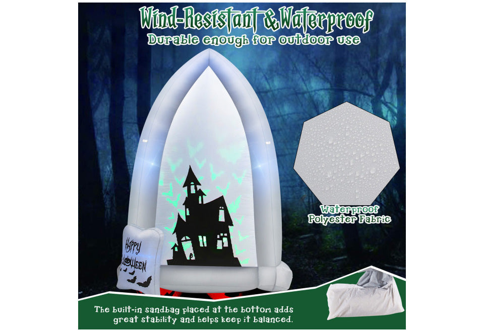 7-Ft. Inflatable Halloween Tombstone - image 10