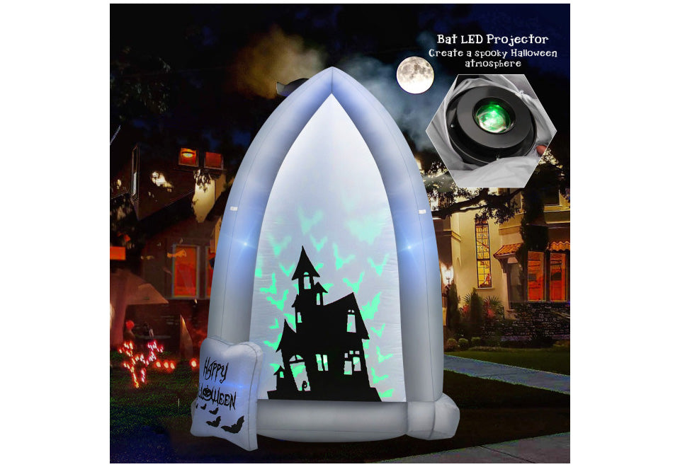 7-Ft. Inflatable Halloween Tombstone - image 3