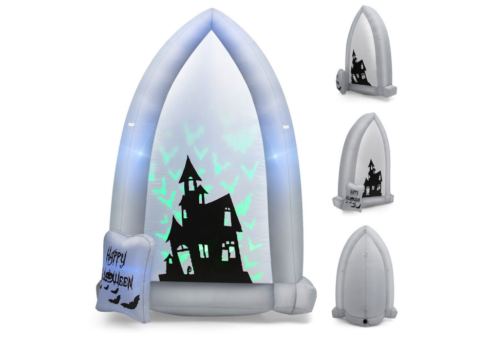 7-Ft. Inflatable Halloween Tombstone - image 6