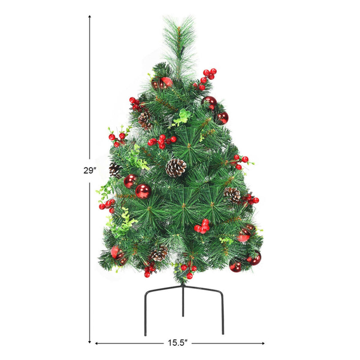 2-Ft. Cordless Pre-Lit Walkway Trees (Set of 2) - image 9