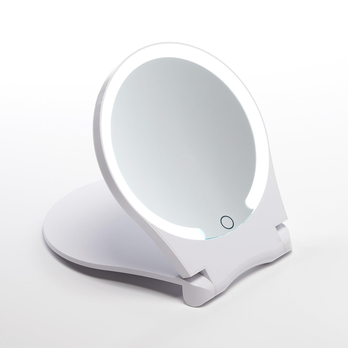 10X Lighted Folding Travel Mirror by Sharper Image - image 4