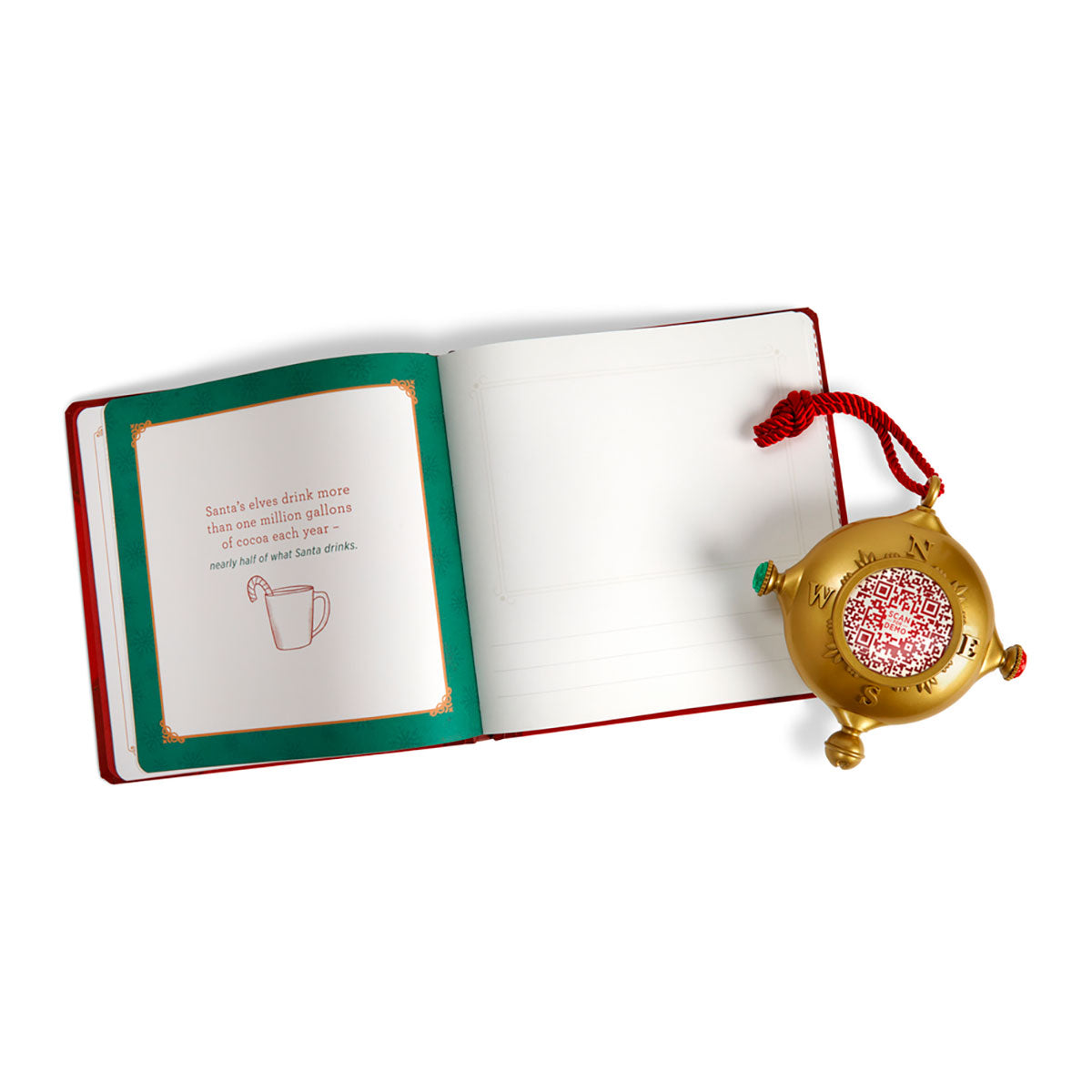 Interactive Santa Ornament with Journal - image 6