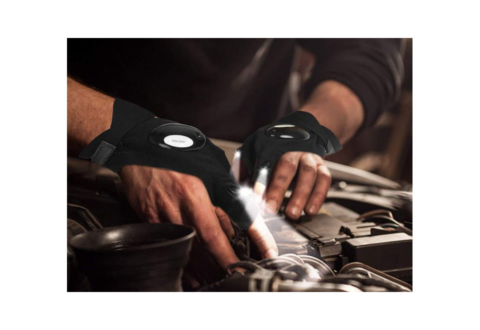 LED Flashlight Gloves (Set of 2) - image 3