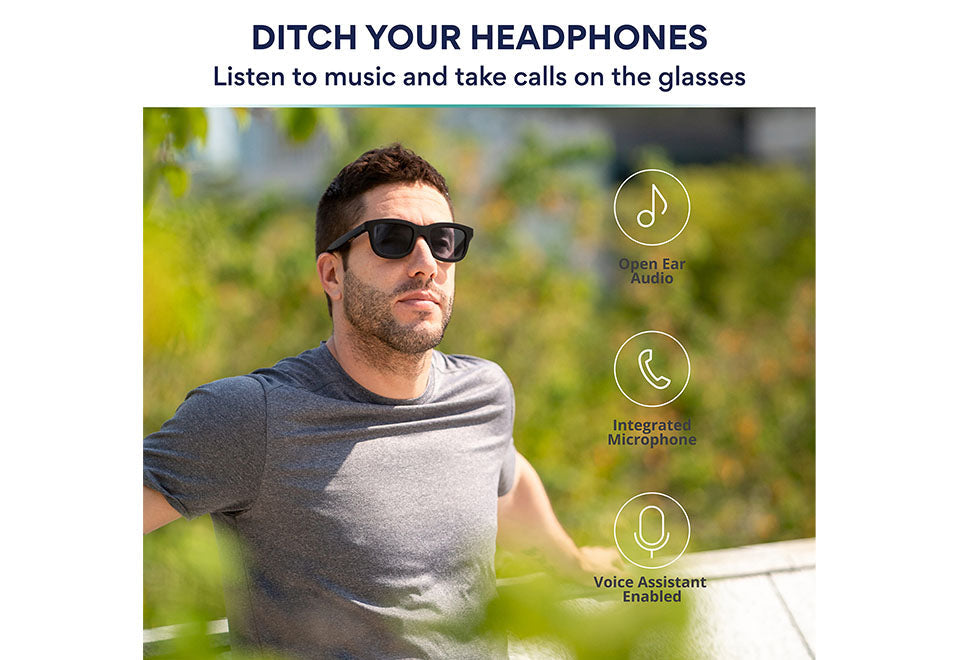 App-Enabled Tint Changing Smart Sunglasses with Audio - image 2