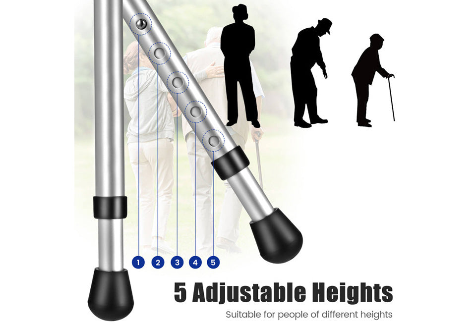 3-in-1 Walking Cane with Seat and Light - image 9