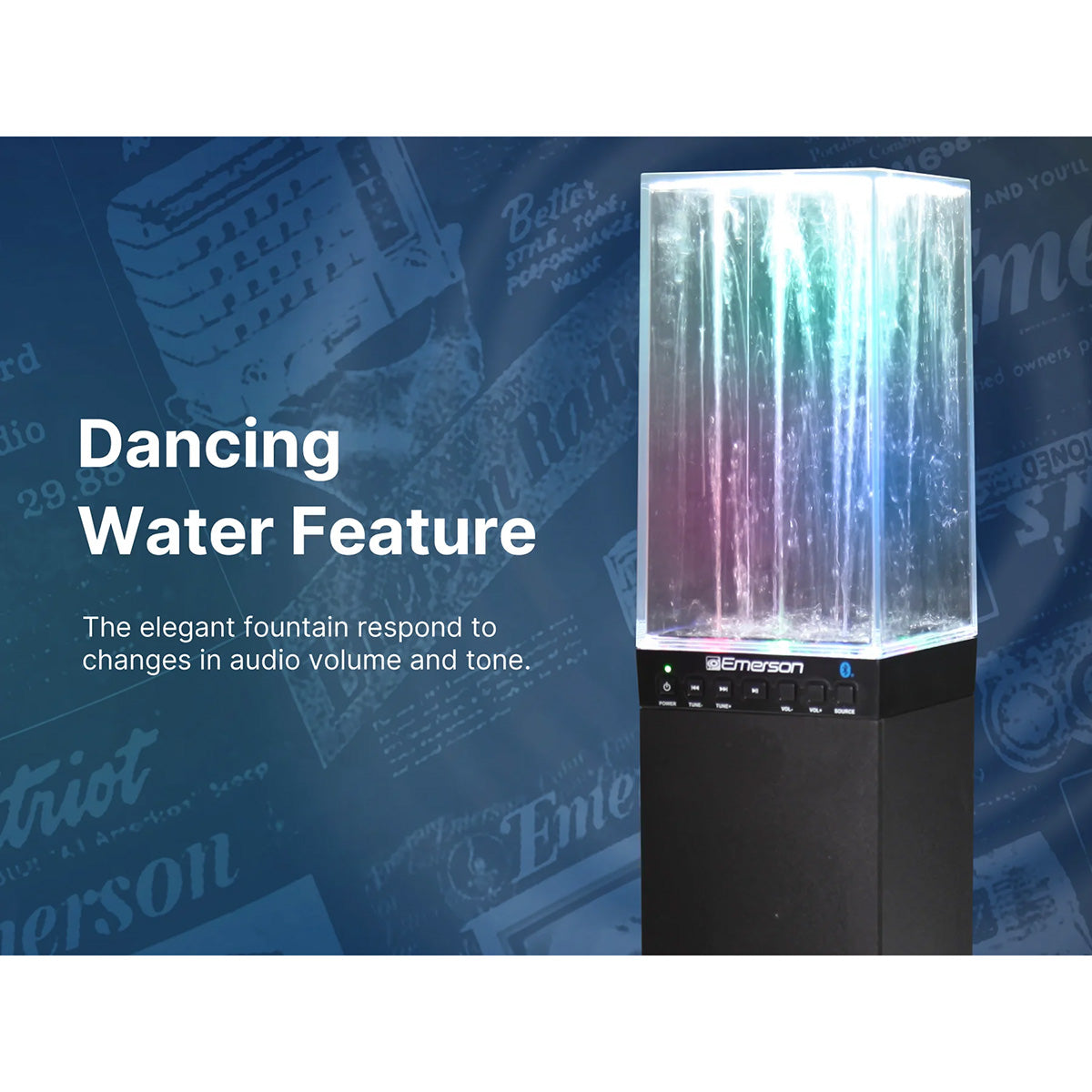 Dancing Water Light Bluetooth Speaker - image 6