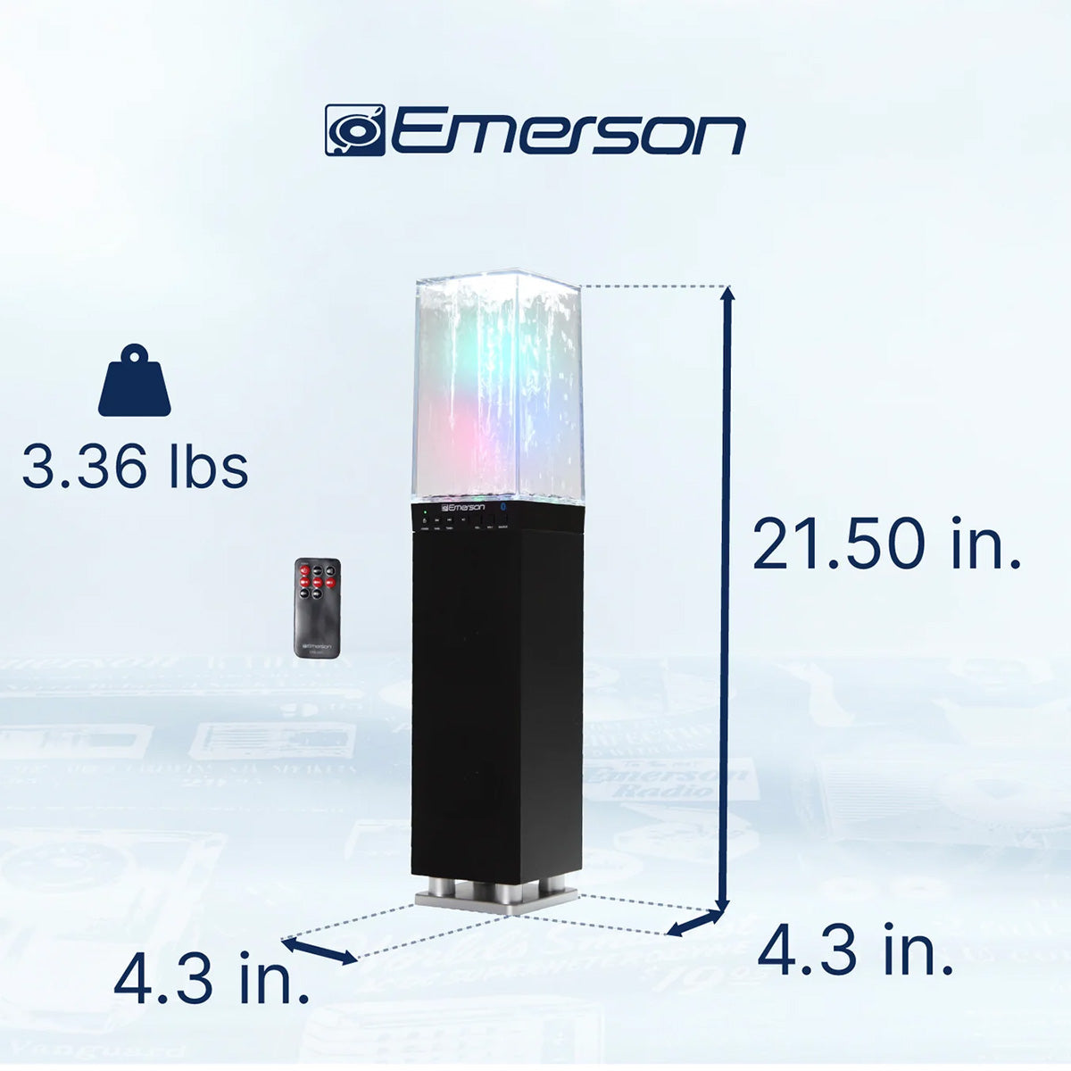Dancing Water Light Bluetooth Speaker - image 7