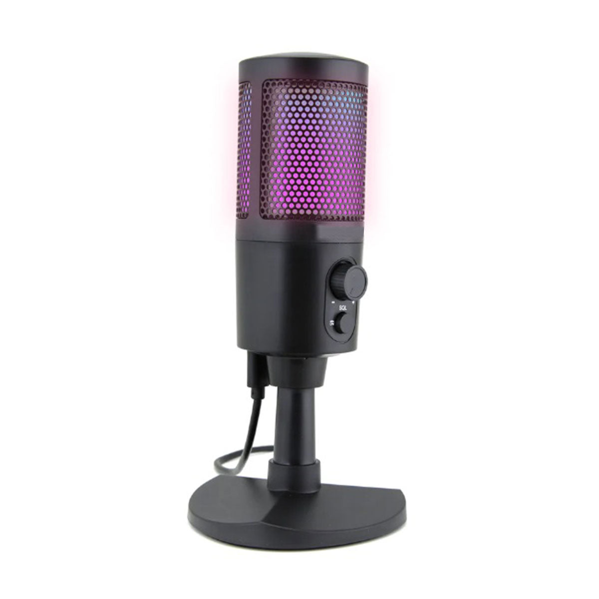 USB Gaming and Streaming Microphone with RGB Lighting - image 3