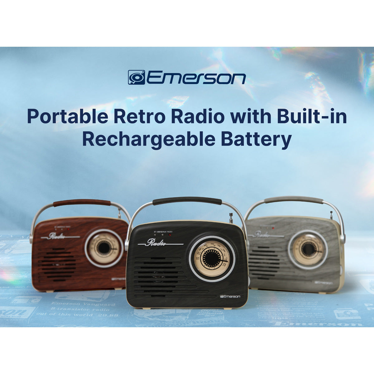 Retro AM/FM Radio with Bluetooth - image 19