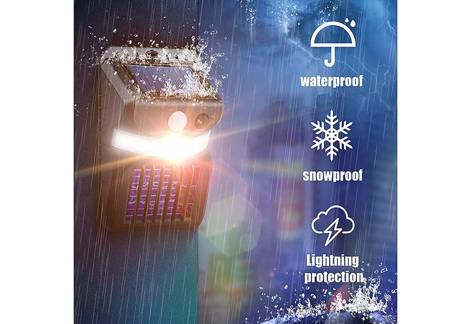 Solar Bug Zapper Motion Sensor Lights - image 3