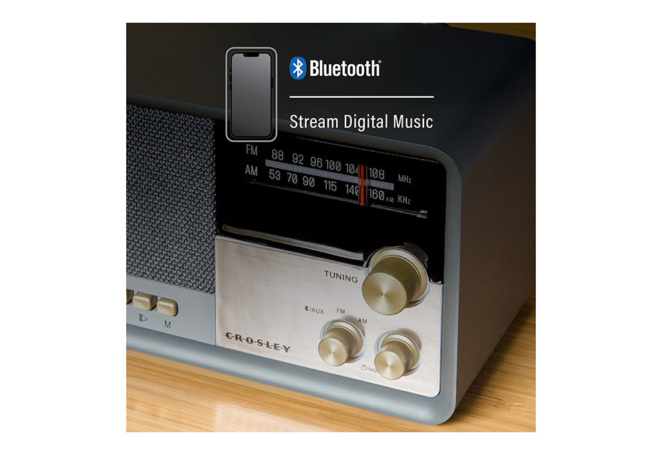 Vintage AM/FM Bluetooth Radio - image 4