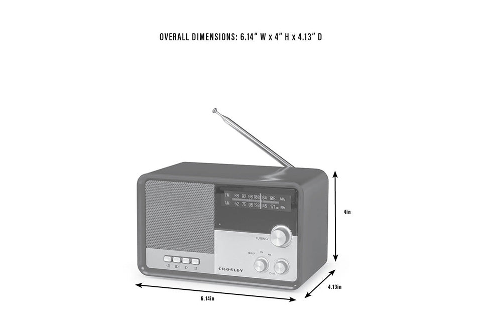 Vintage AM/FM Bluetooth Radio - image 6