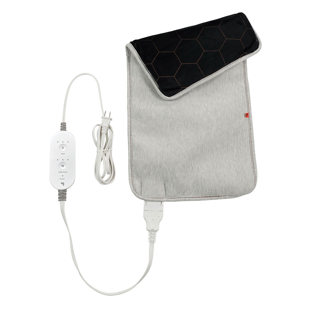 Calming Heat Copper + Charcoal Massaging Weighted Heating Pad by Sharper Image - image 2