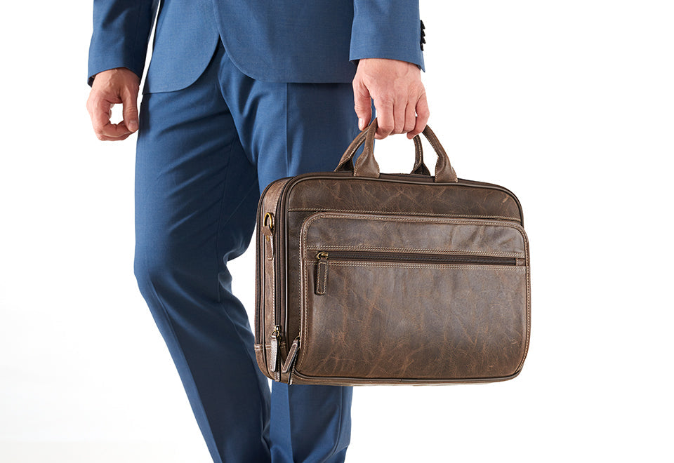 Buffalo Leather Briefcase