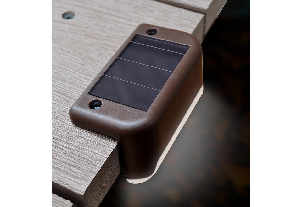 Solar Powered LED Deck Lights (Set of 4) - image 6