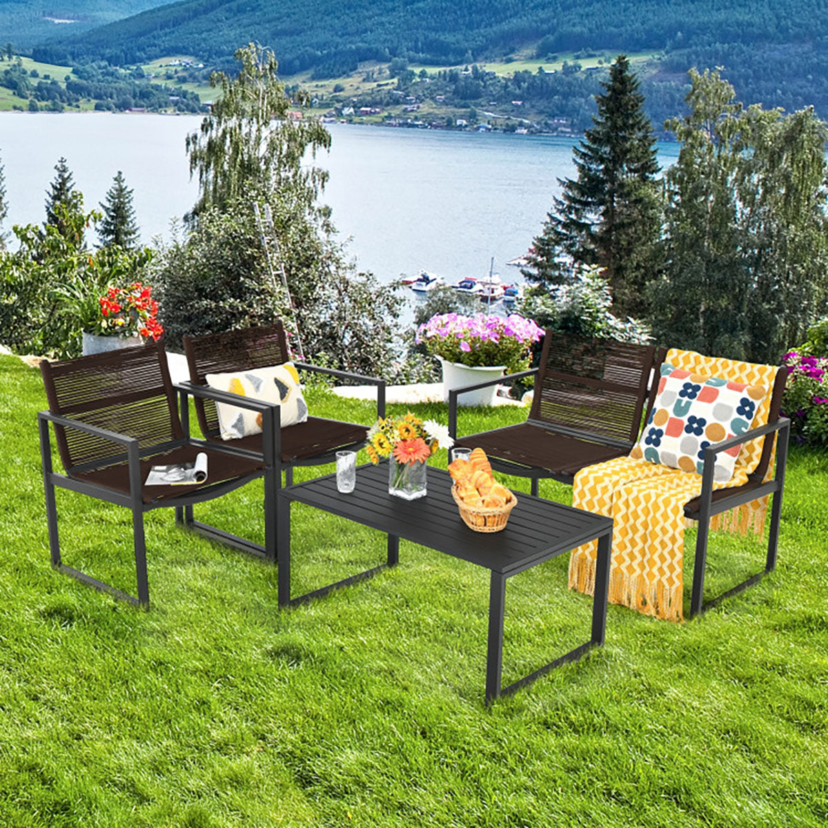 4-Piece Patio Set with Loveseat - image 7