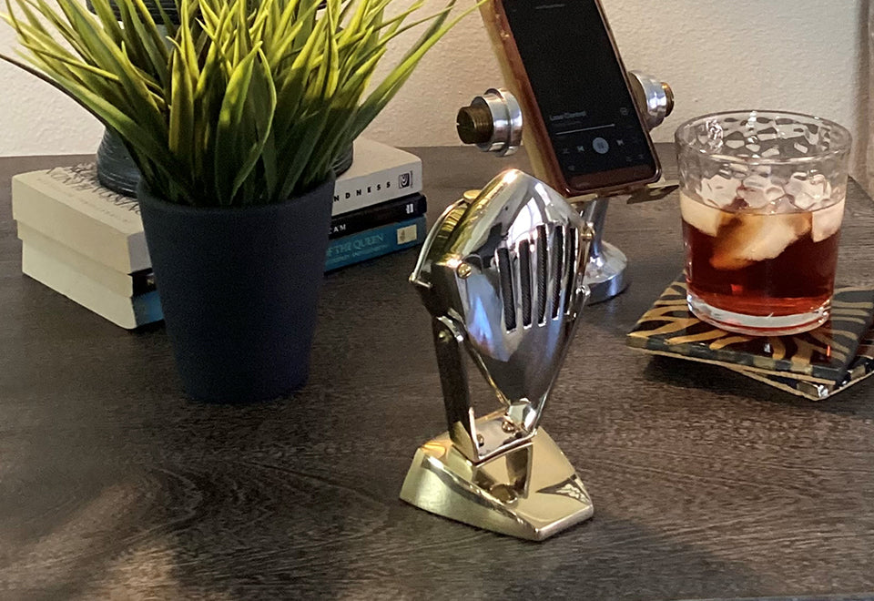 Art Deco Microphone Bluetooth Speaker - image 4